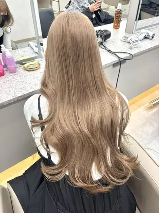 ロング カラー 🌼ベージュ/暖色 🌼すずのヘアスタイル