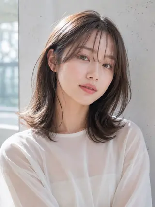 ミディアム カラー LOVESTOIKE 堂本のヘアスタイル
