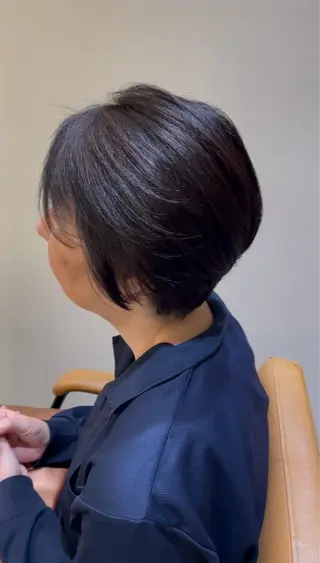 ショート 銀座骨格診断似合わせ 美容師中島年紀のヘアスタイル