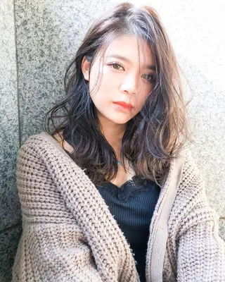 ミディアム 髪質改善IENA店長 小泉拓のヘアスタイル