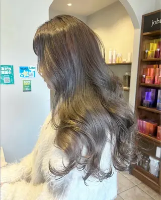 ロング ブリーチなしWカラー /SACHIKAのヘアスタイル