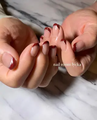 ネイル ネイルルームリッカ 𝐦𝐚𝐲𝐮のネイルデザイン