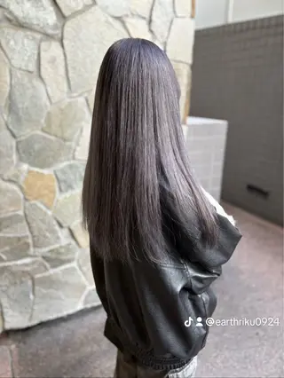 セミロング カラー ✨髪質改善カラー✨ 赤味除去カラー/理久のヘアスタイル