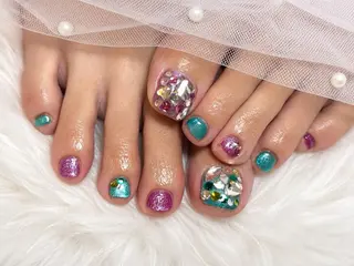 ネイル peTiT ✨️ yuzuki💞🫧のネイルデザイン