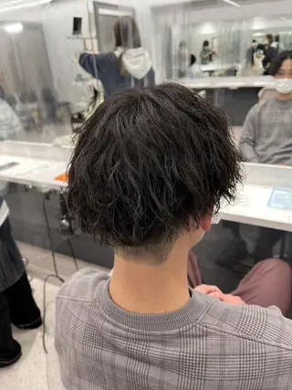 メンズ 京都河原町 メンズパーマ助川龍哉のヘアスタイル