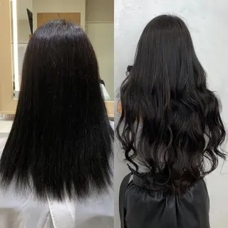 ロング カラー ヘアアレンジ TATSUYA アートディレクターのヘアスタイル