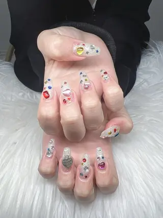 ネイル Lee Nails チップ長さだし専門店のネイルデザイン