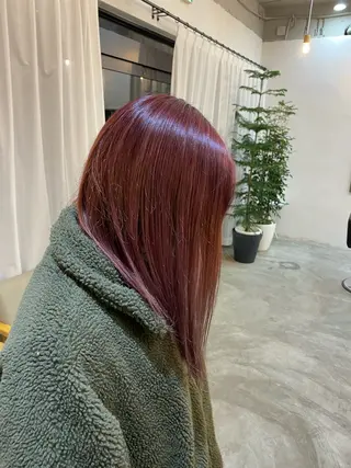ミディアム カラー 透明感カラー/ 石山浩二のヘアスタイル