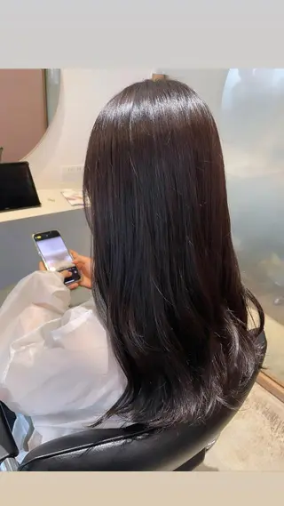 ロング カラー ヘアアレンジ REONA🪽✨薬院 レイヤーカット🫧のヘアスタイル