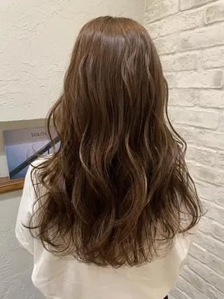 ロング パーマ 大人レイヤー×艶髪 小久保　春暁のヘアスタイル