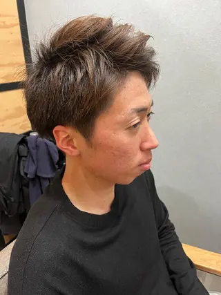 ミディアム カラー パーマ ヘアアレンジ メンズ キッズ ネイル マツエク・マツパ アイブロウ 久木原 ゆりのヘアスタイル