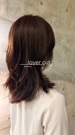 ミディアム «料金🆓カット モデル»キリ🌿のヘアスタイル