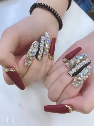 ロング JNA認定講師🌸 RIEのネイルデザイン