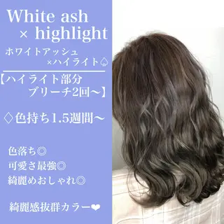 ミディアム カラー ヘアアレンジ 🐚🧸 MAKI 🧸🐚のヘアスタイル