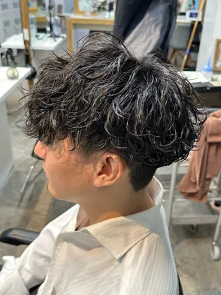 パーマ メンズ fifth/原宿/ カットモデル/カズのヘアスタイル