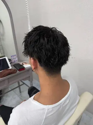 パーマ メンズ 奥田 星来のヘアスタイル
