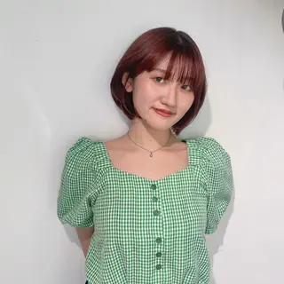 ショート レイヤーカット💗 髙橋茉南のヘアスタイル