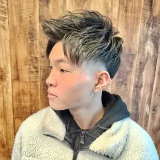 ショート 【無料】メンズ ヘアモデル大募集のヘアスタイル