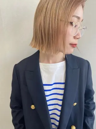 ショート カラー -福岡博多筑紫口- 大津成美のヘアスタイル