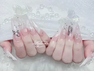 ネイル MochiMochi 🎀新宿/長さ出しのネイルデザイン
