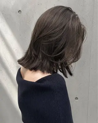 ミディアム カラー パーマ ヘアアレンジ ☘️透明感カラー☘️ レイヤー/コウスケのヘアスタイル