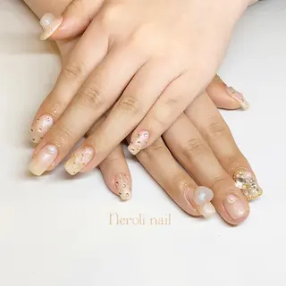 セミロング ネイル Neroli nailのネイルデザイン