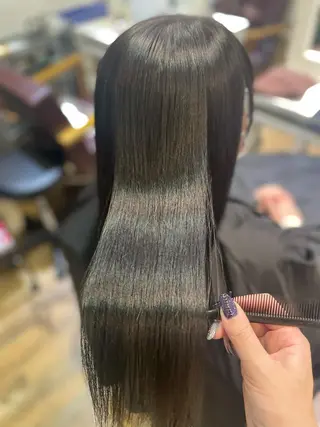 ロング カラー 極艶透明感カラー🐰 髪質改善/出雲つぐみのヘアスタイル