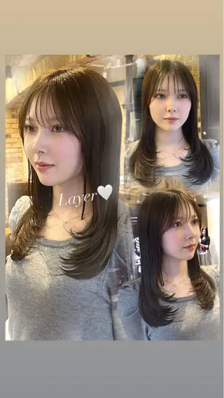 ロング カラー Ly hair / nanoha🤍のヘアスタイル