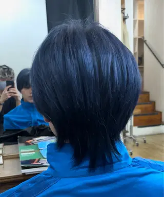 ショート カラー メンズ SHO 👻原宿 /艶カラーのヘアスタイル