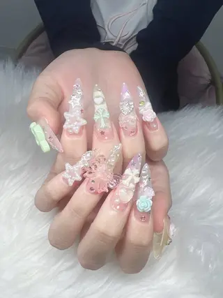 ネイル Lee Nails チップ長さだし専門店のネイルデザイン