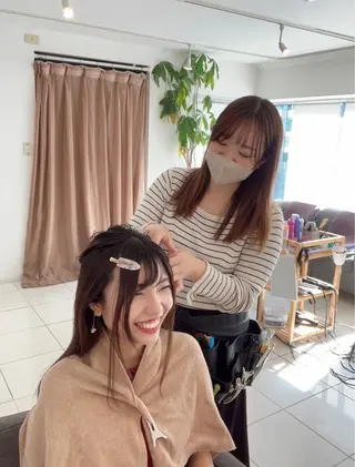 ヘアアレンジ 大人可愛いヘアメイク 💋🧚♀️しずかのその他イメージ