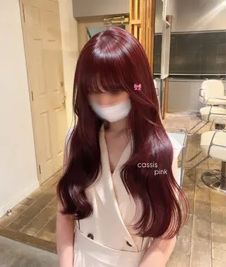 ロング カラー ai🎀中目黒美容室 /暖色×ガーリーのヘアスタイル