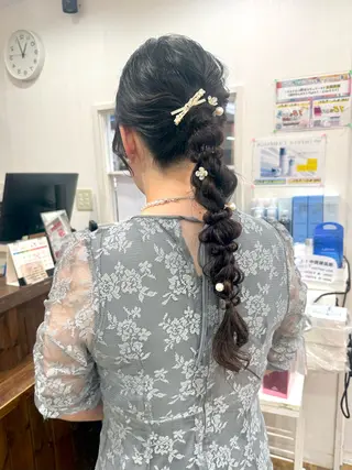 ロング カラー ヘアアレンジ 💖ダブルカラー/ ヘアセット/晴香💖のヘアスタイル