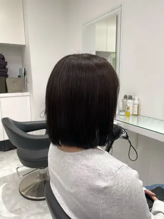 セミロング カラー ❄最強かわいいカラー ❄️MINA❄️のヘアスタイル