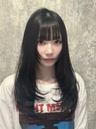 ロング 韓国レイヤー🇰🇷 /ハッシュ/タカトのヘアスタイル
