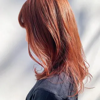 ミディアム カラー 中川 竜誠のヘアスタイル