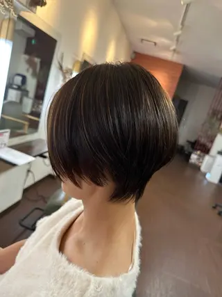 ショート 💜推しインナー カラー/菊池柊真💜のヘアスタイル