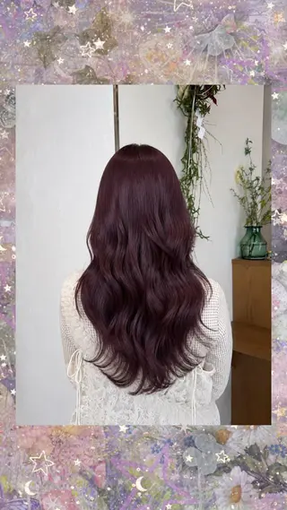 カラー ヘアアレンジ/艶 カラー/ASAHIのヘアスタイル