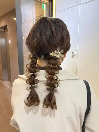 セミロング 梅田/透明感カラー 🤍narumiのヘアスタイル