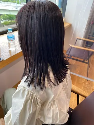 ミディアム カラー three.大手前 田井 綾乃のヘアスタイル