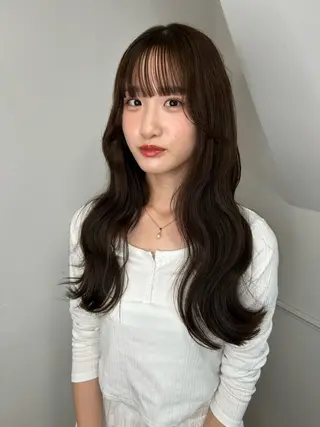 ロング カラー 透明感カラー/レイヤ ー🌙Honokaのヘアスタイル