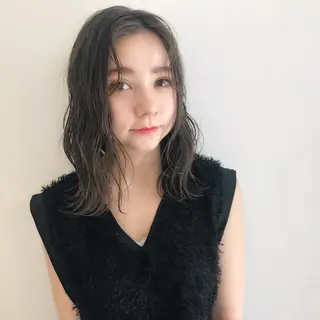 ミディアム 海外デザイン🇺🇸 石渡諒太のヘアスタイル