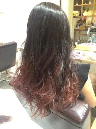 ミディアム セミロング ロング カラー パーマ ヘアアレンジ 縮毛矯正/美髪 髪質改善/石田幸輔のヘアスタイル