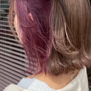 ミディアム カラー 三浦 悠のヘアスタイル
