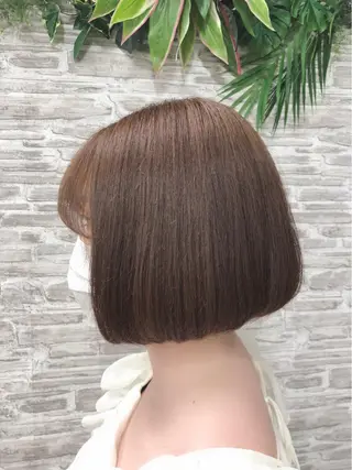 ショート カラー 韓国ヘア🤍髪質改善 🇰🇷AKANEのヘアスタイル