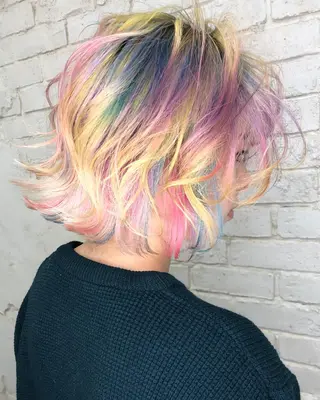 ミディアム カラー welring hair salonのヘアスタイル