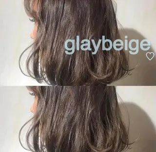 カラー ボブ♡柔らかいカラー 實松栞理のヘアスタイル