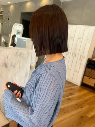 ショート カラー ボブ指名No.1/ ボブパーマ/ユキのヘアスタイル