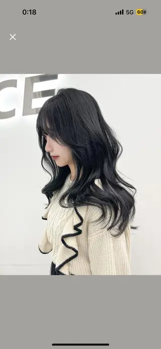 ロング カラー ヘアアレンジ 大人っぽ中韓レディ ヘア🤍MAOのヘアスタイル