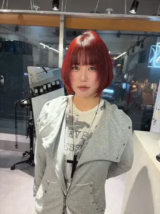 ショート カラー 渡辺春衣 ☆カットモデル募集のヘアスタイル
